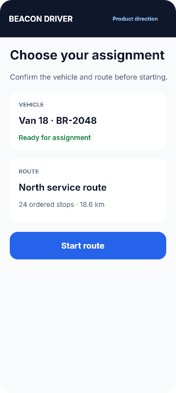 Product direction: Assignment flow